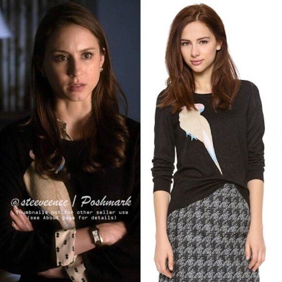 Marc by Marc Jacobs Betty Birdie Bird Sweater ASO Spencer Hastings - Picture 1 of 13